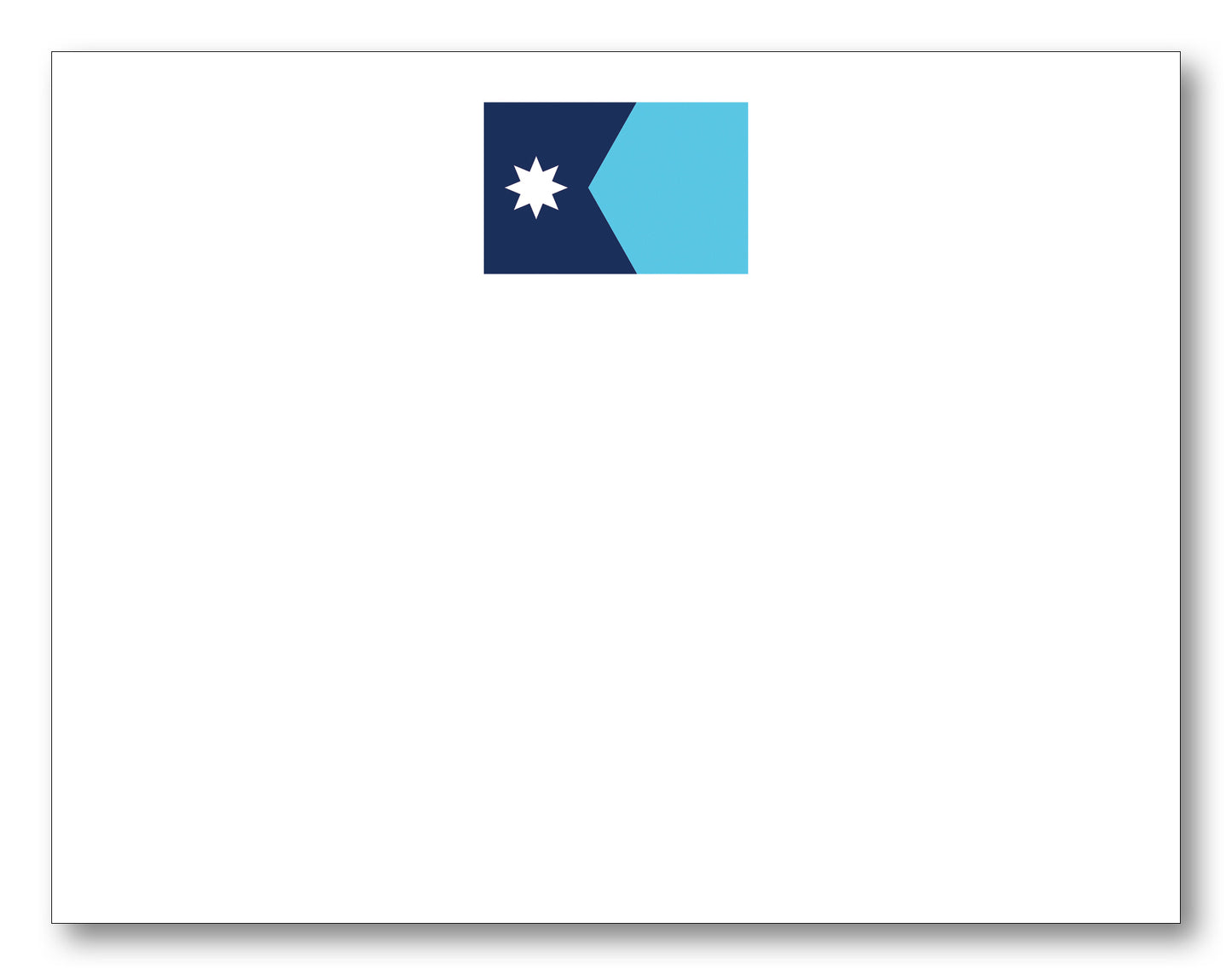 Minnesota Flag Note Card