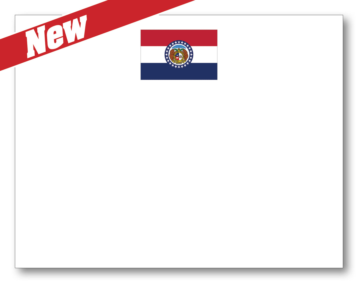 Missouri Flag Note Card