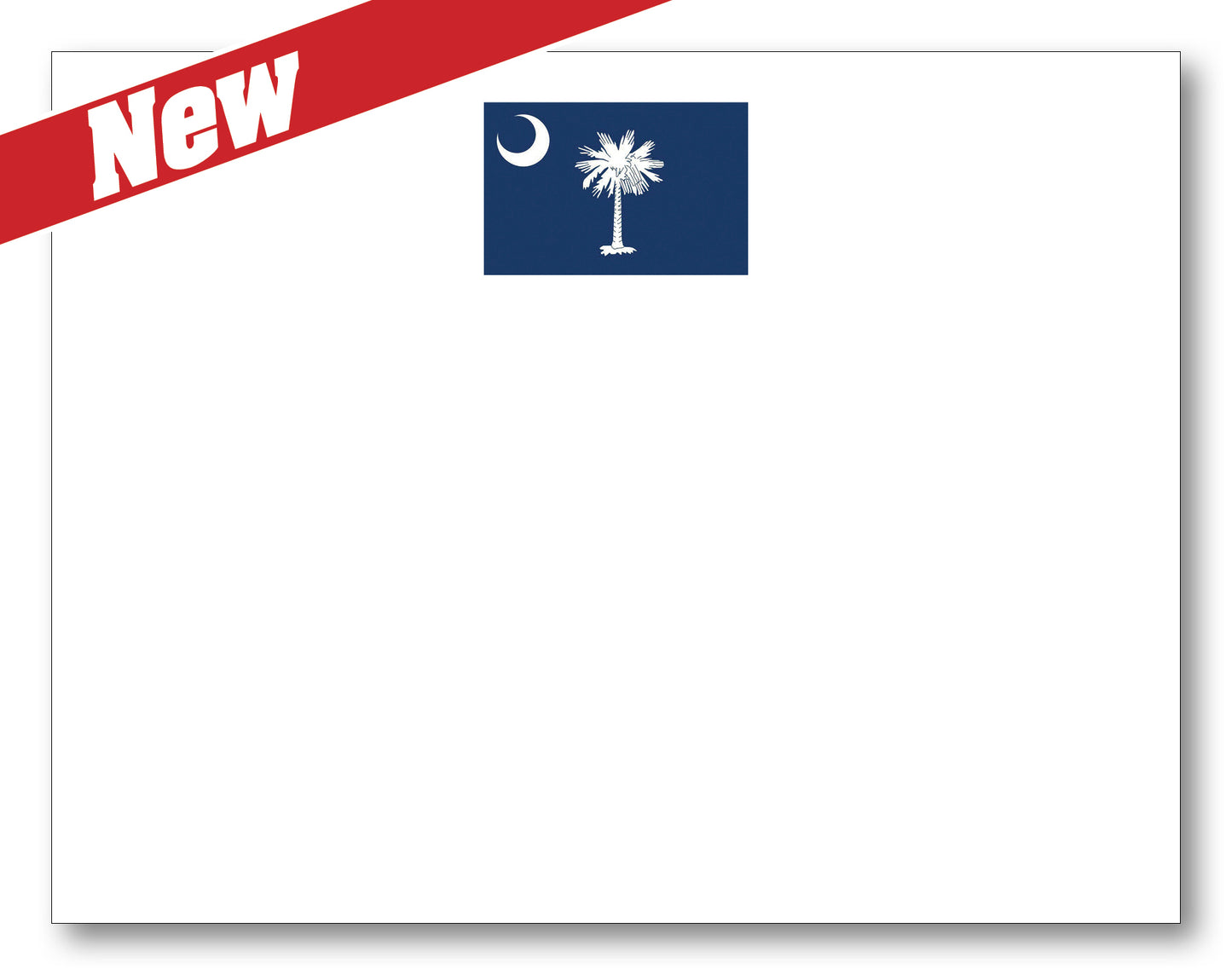 South Carolina Flag Note Card