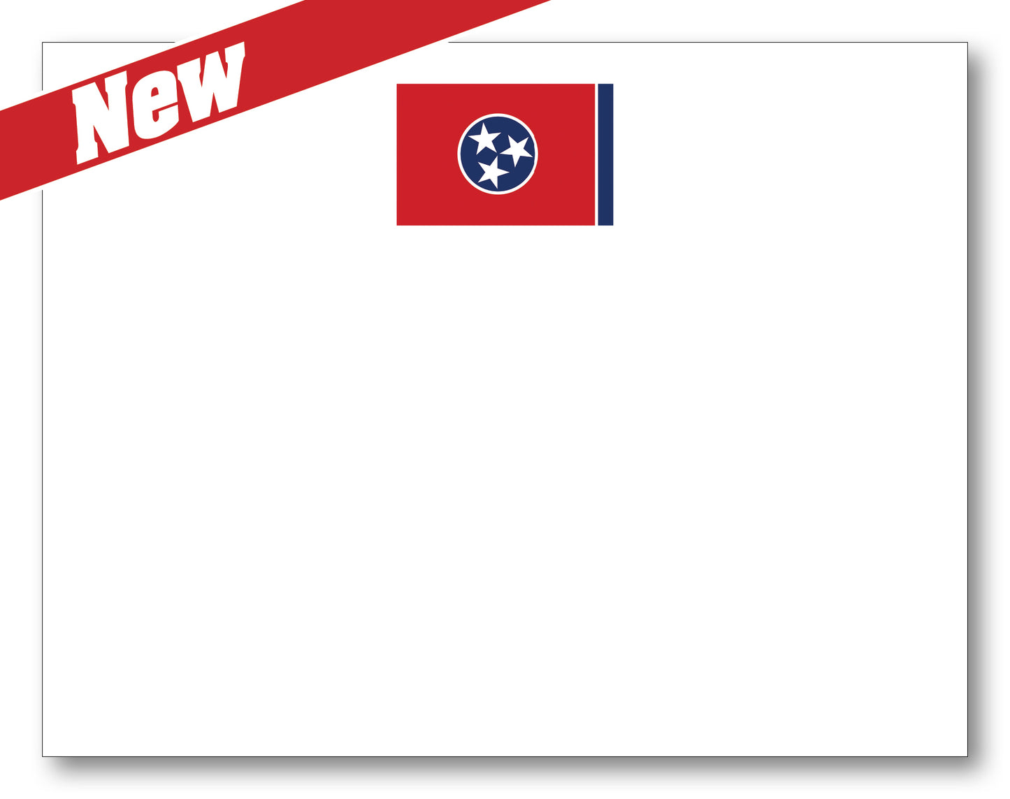 Tennessee Flag Note Card