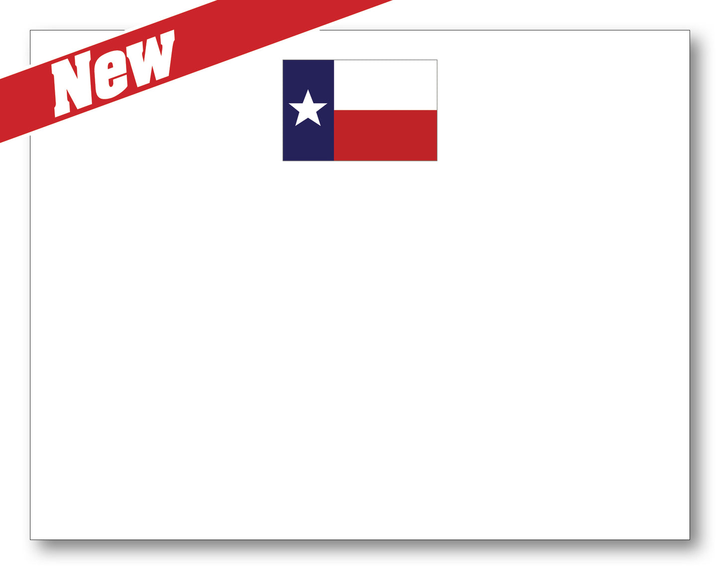 Texas Flag Note Card