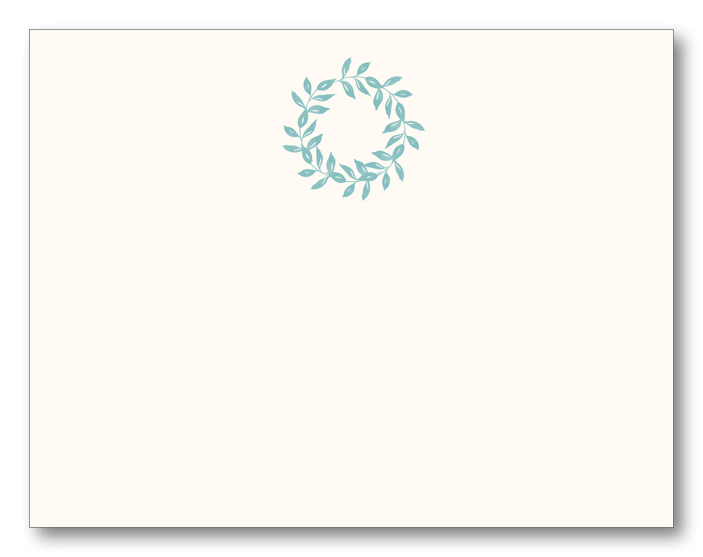 Celadon Eternity Wreath Note Card
