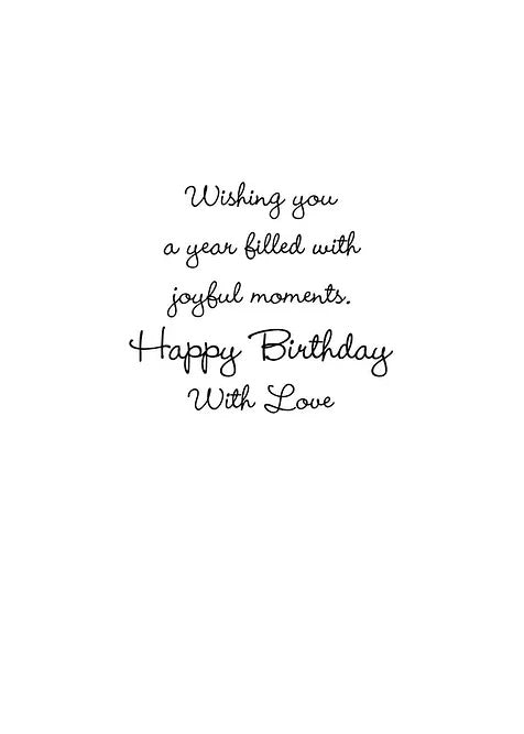 FR0219 Birthday Card / Great-Granddaughter