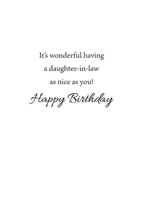 FR0235 Birthday Card / Daughter-In-Law