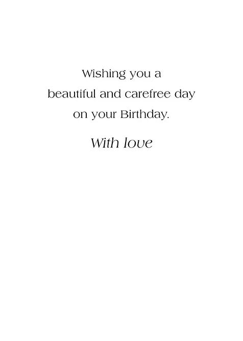 FR0300 Birthday Card / Wife