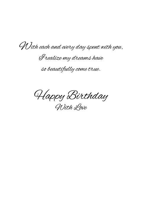 FR0337 Birthday Card / Wife