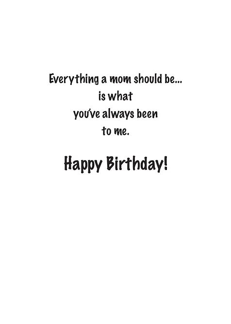 FR0349 Birthday Card / Mother