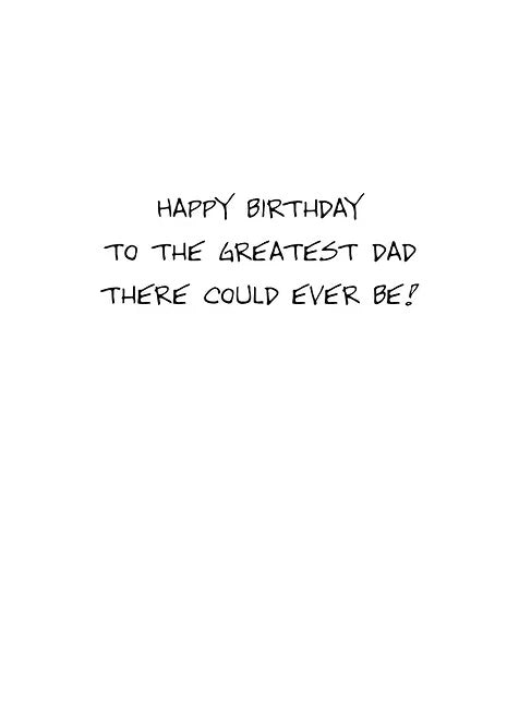 FR0352 Birthday Card / Father