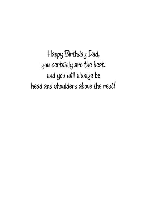 FR0365 Birthday Card / Father