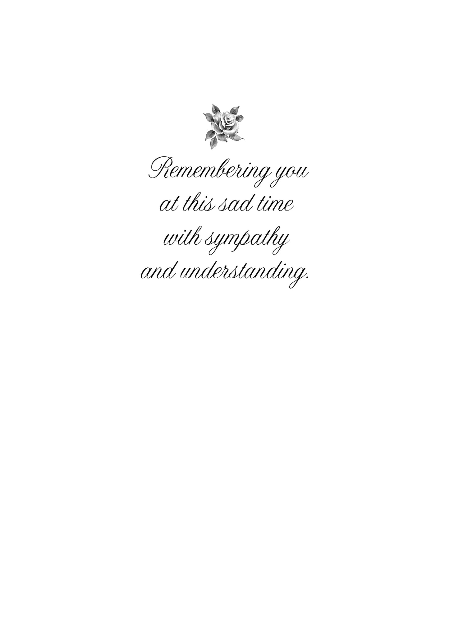 FR1230 Sympathy Card