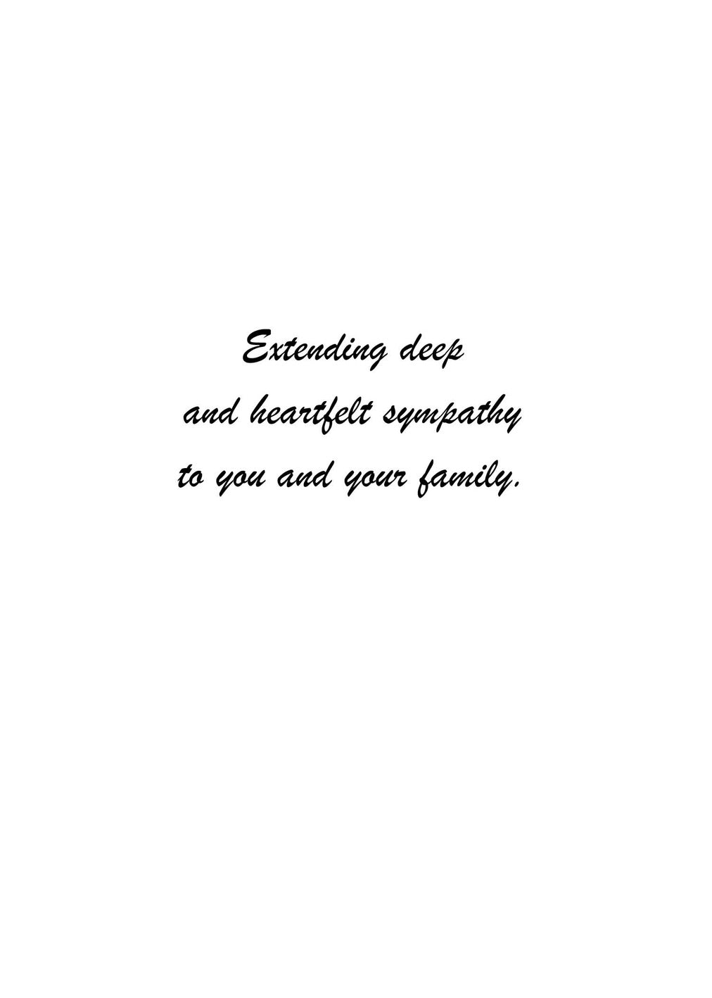 FR2131 Sympathy Card