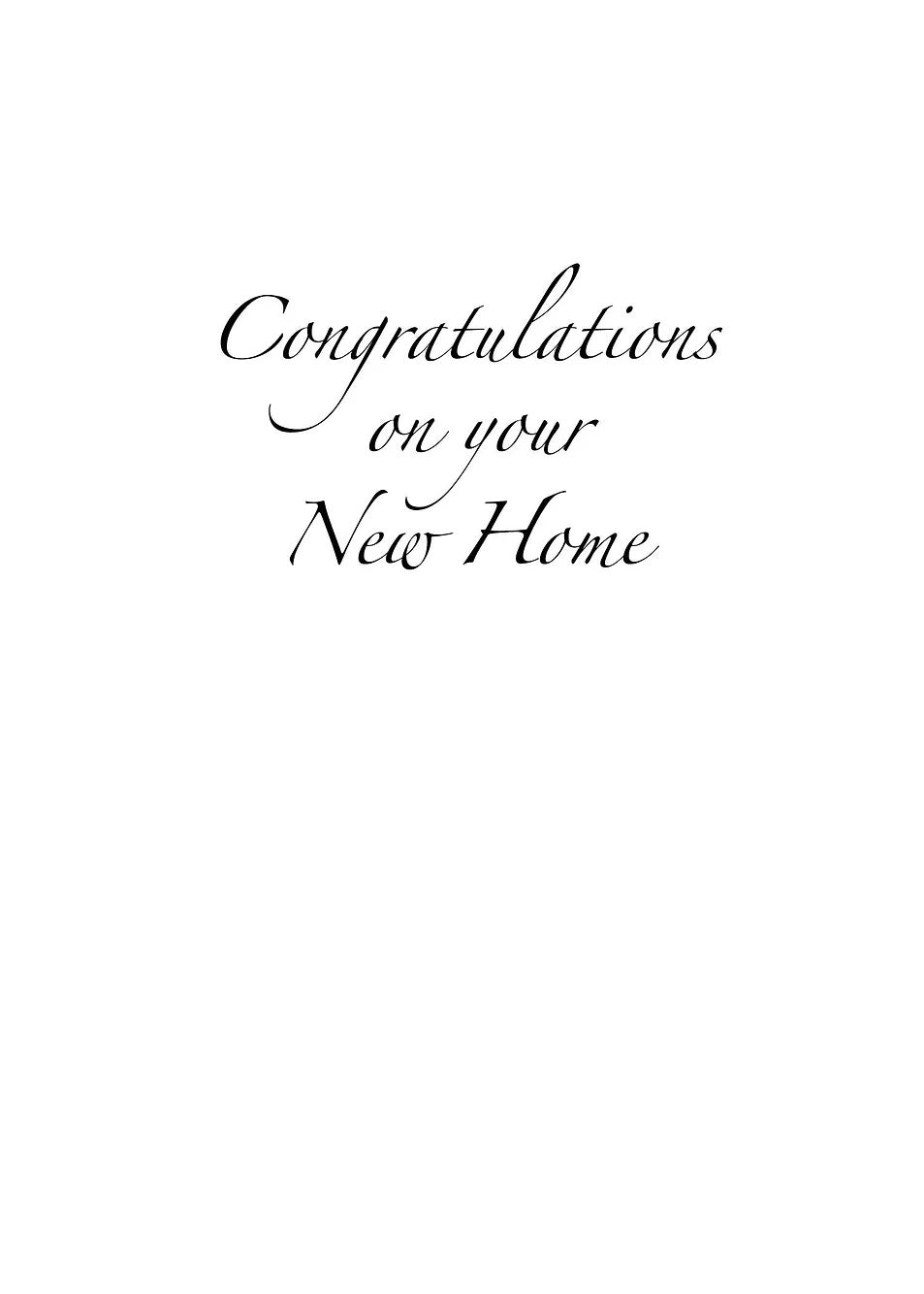 FR4503 New Home Card