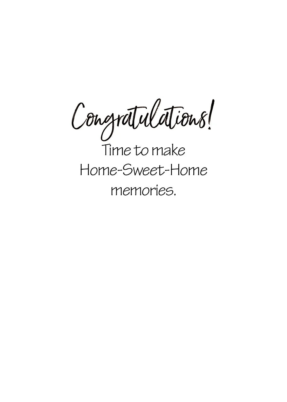FR4505 New Home Card