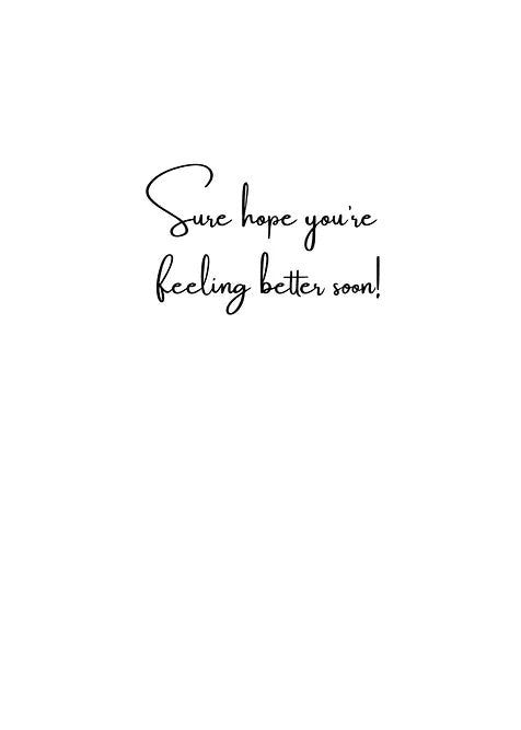 FR7142 Get Well Card