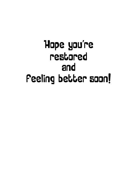 FR7145 Get Well Card