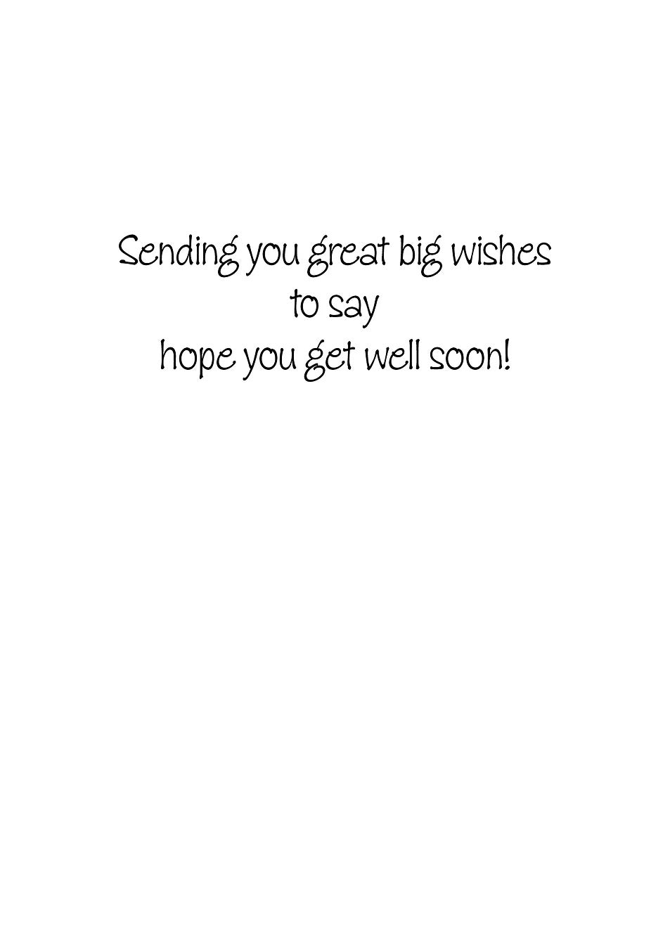 FR7148 Get Well Card