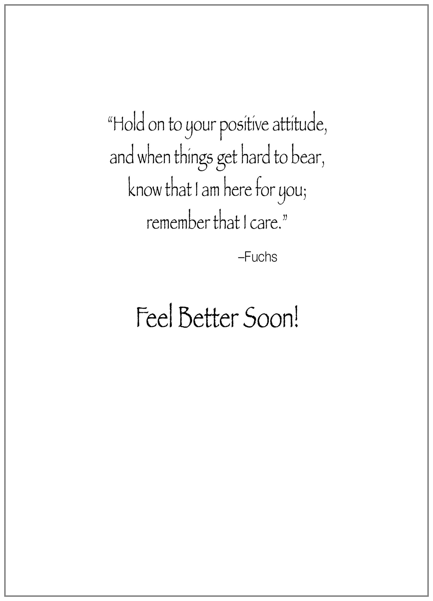 FR7152 Get Well Card