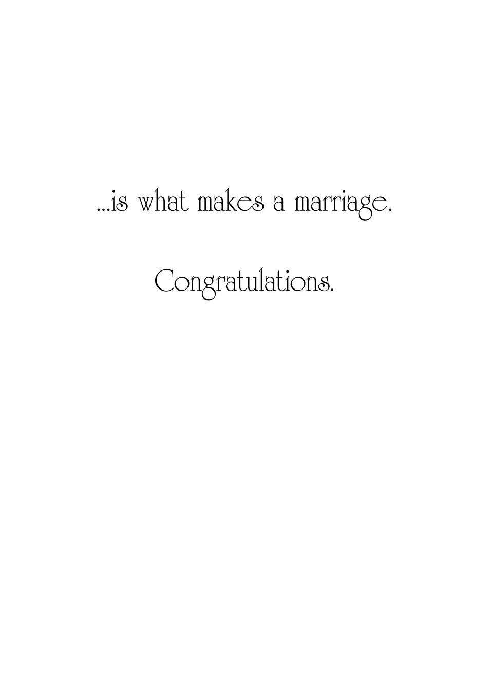 FR7426 Wedding Card