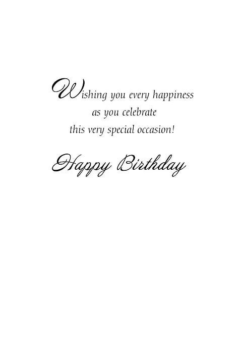 FR8421 Milestone Birthday Card / 75