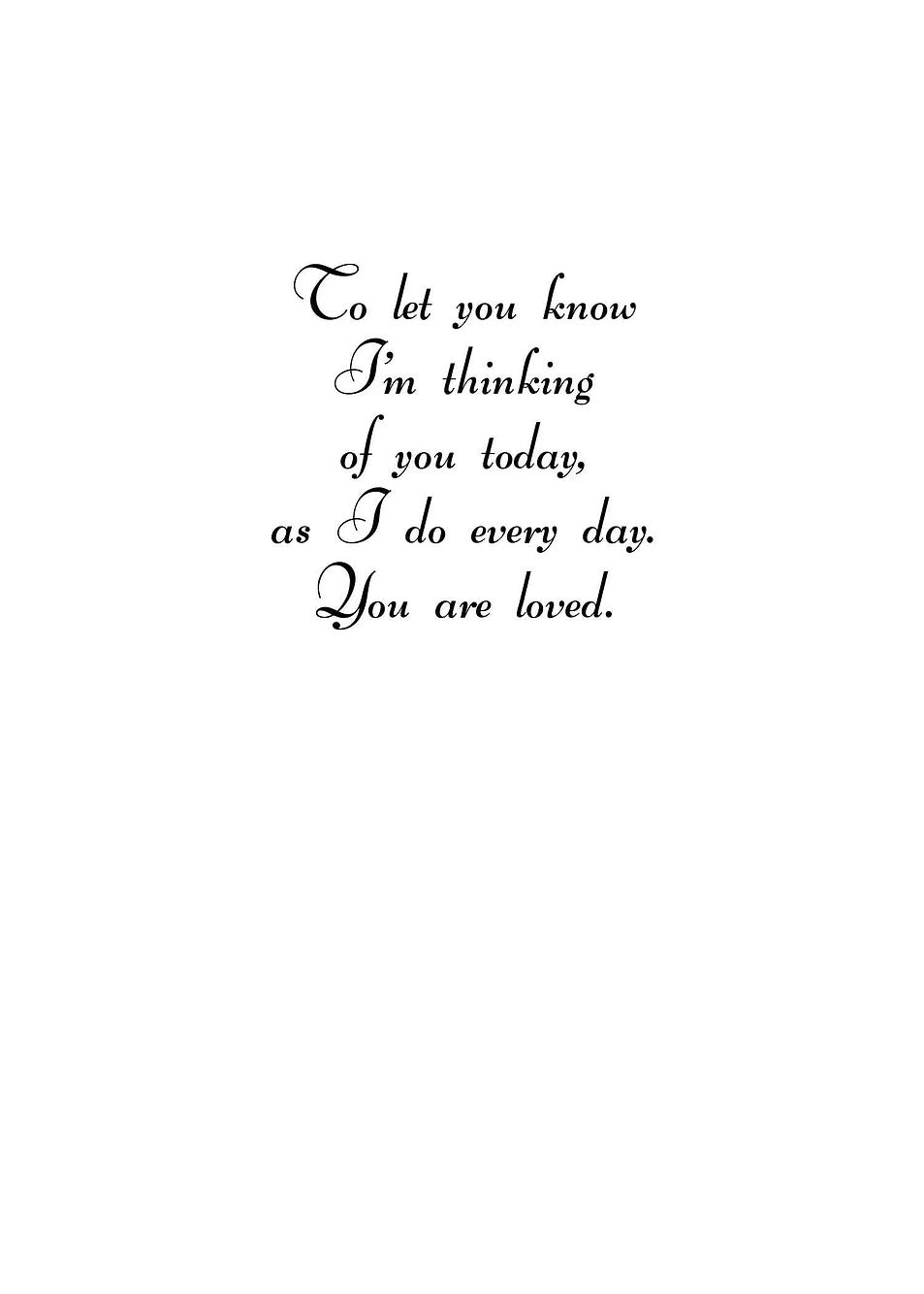 FR9338 Thinking of You Card