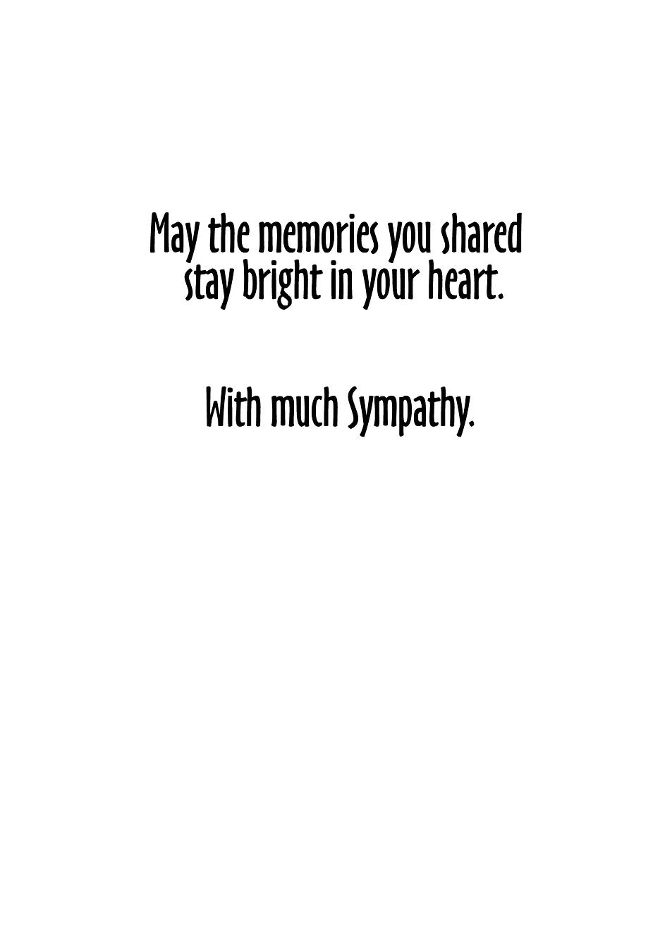 FR9408 Pet Sympathy Card