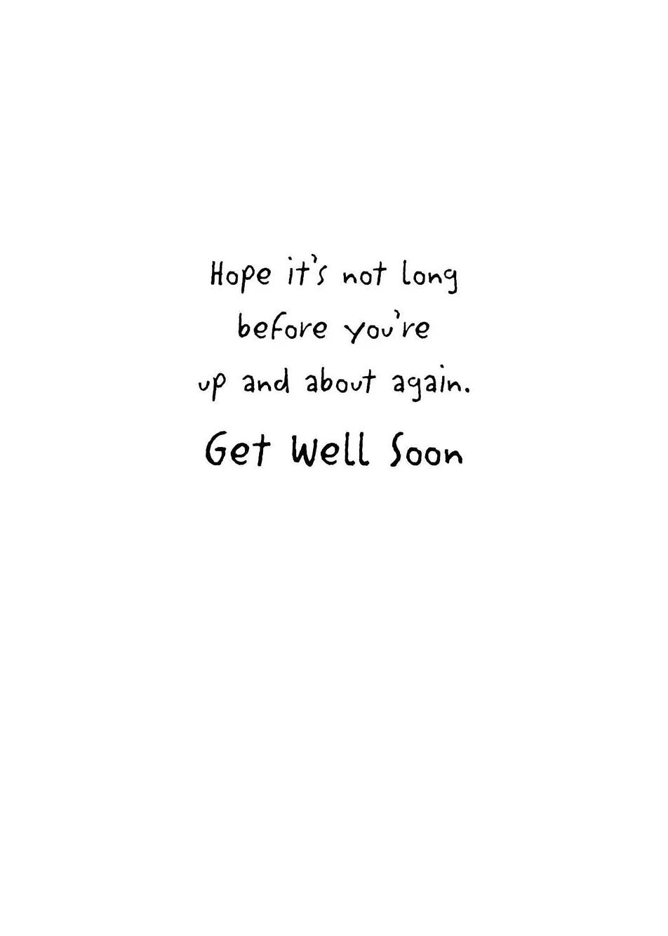 FR9608 Get Well Card