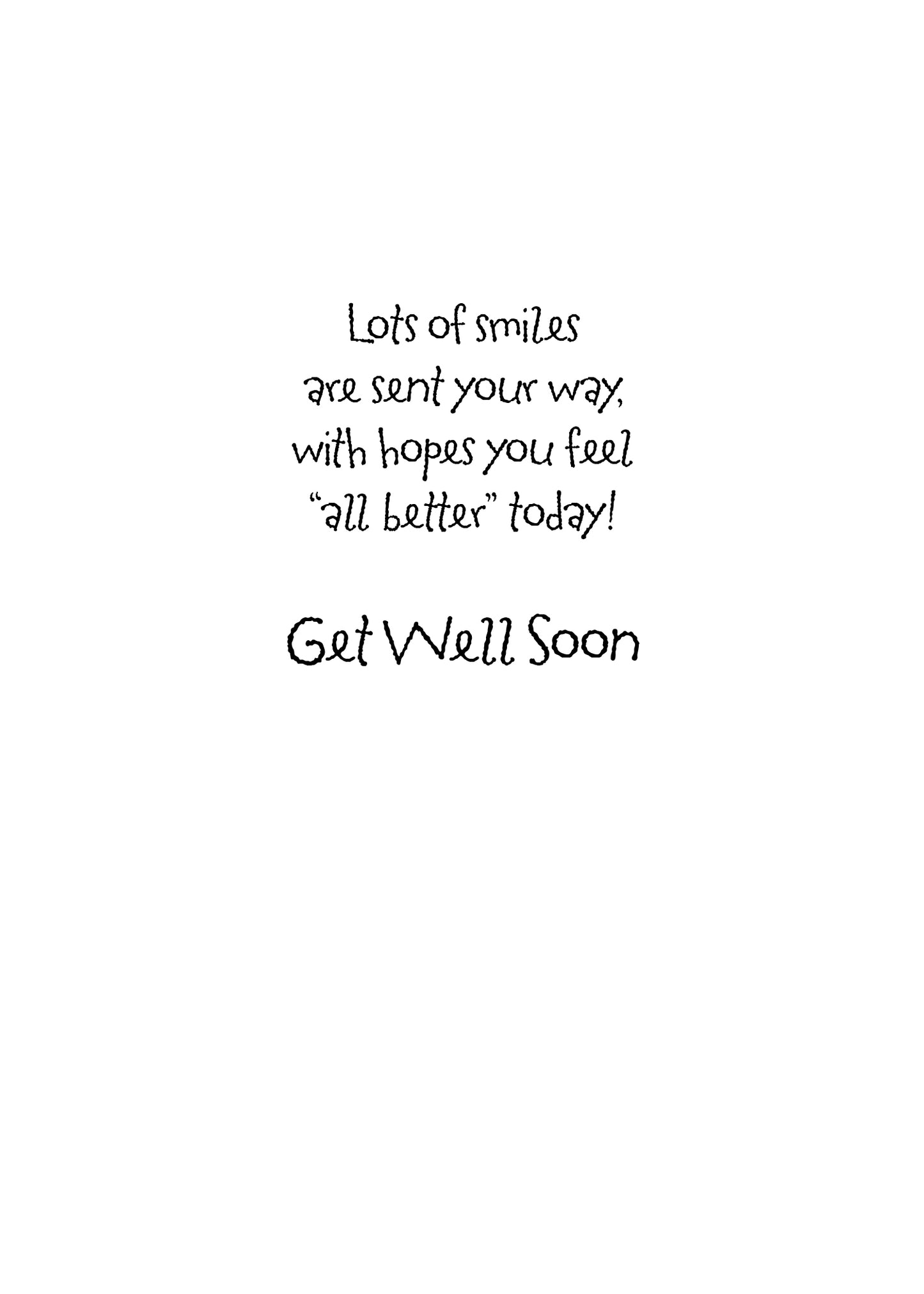 FR9758 Get Well Card