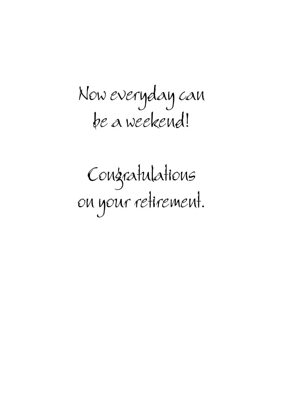 FR9902 Retirement Card