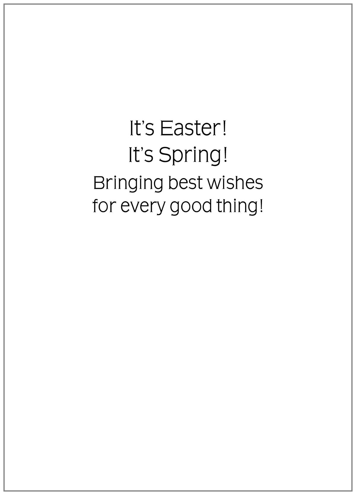 FRS2884 Easter Card
