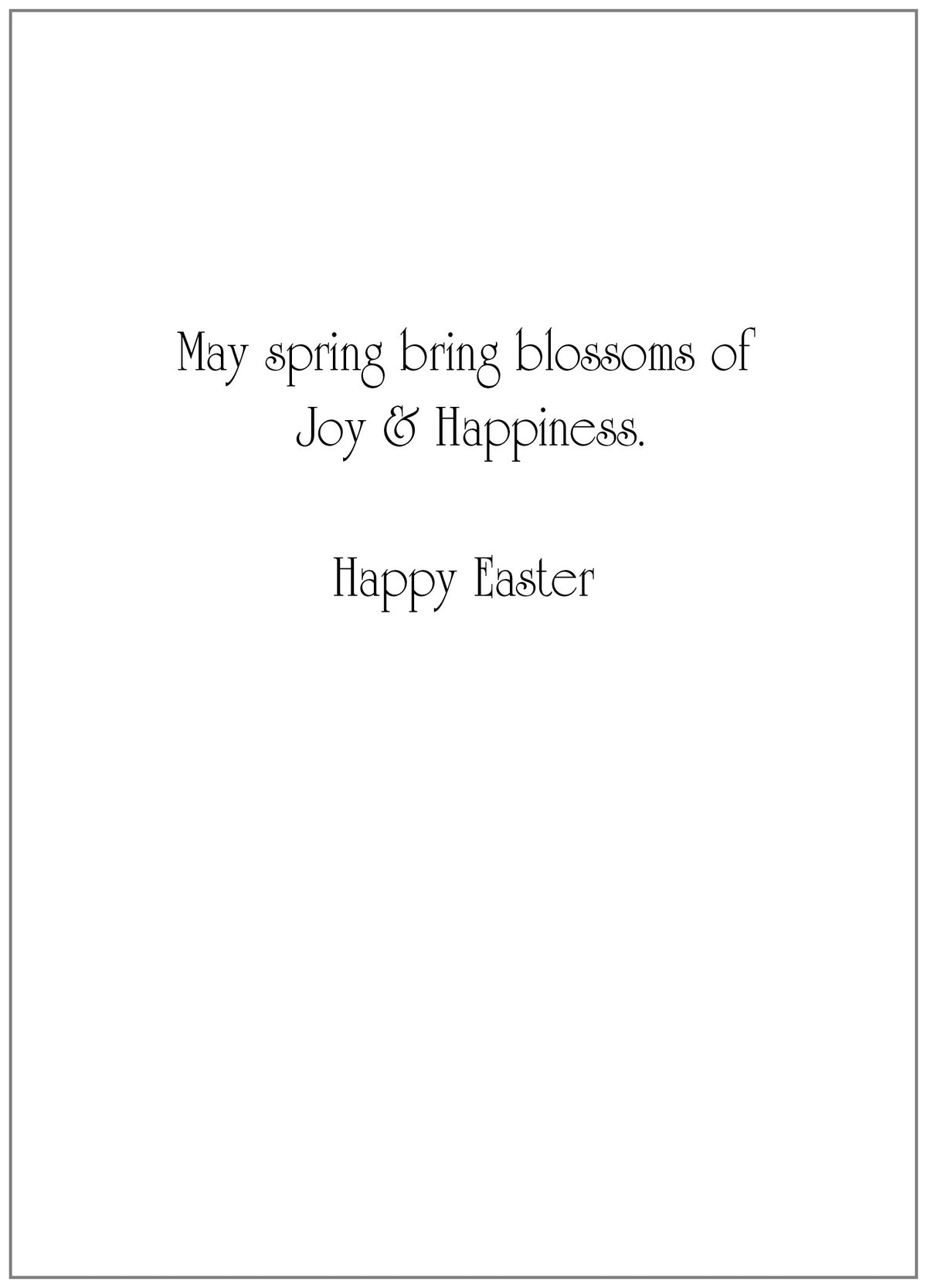 FRS2886 Easter Card