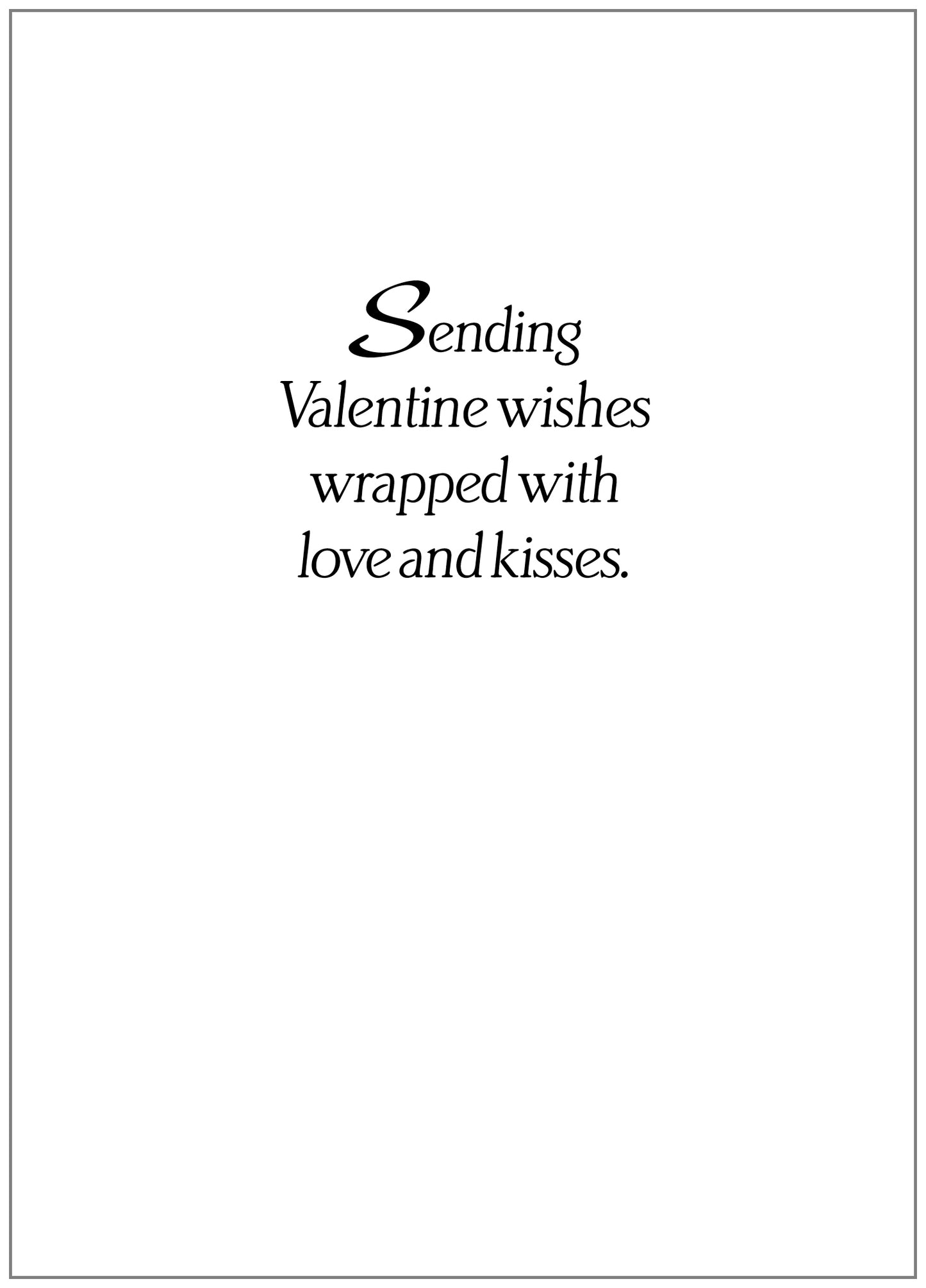 FRS3347 Valentine's Day Card