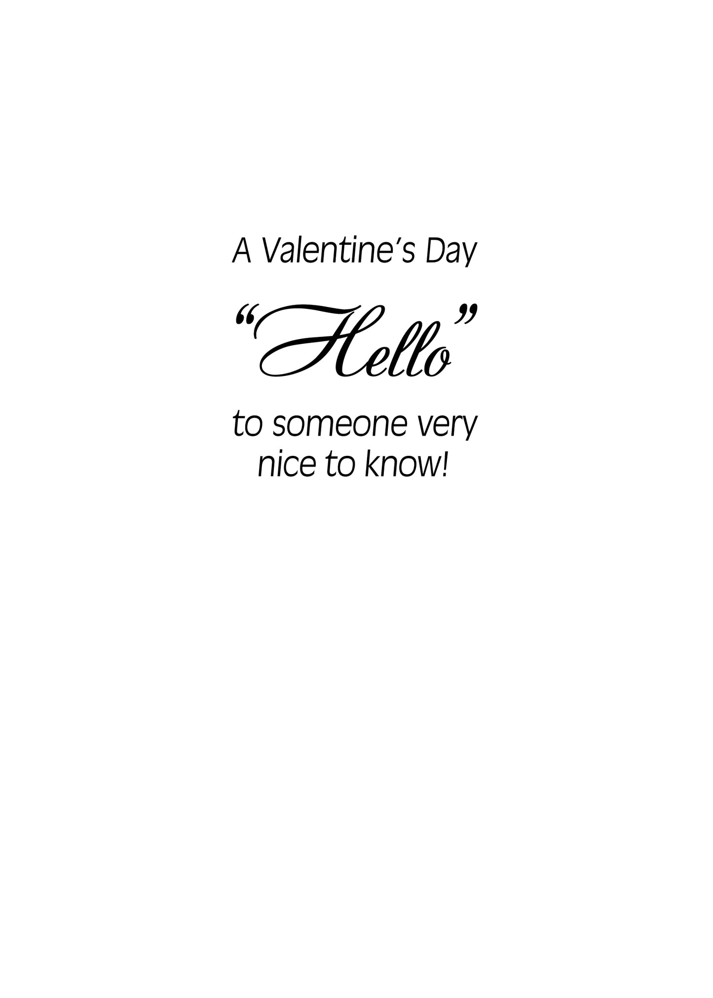 FRS3504 Valentine's Day Card