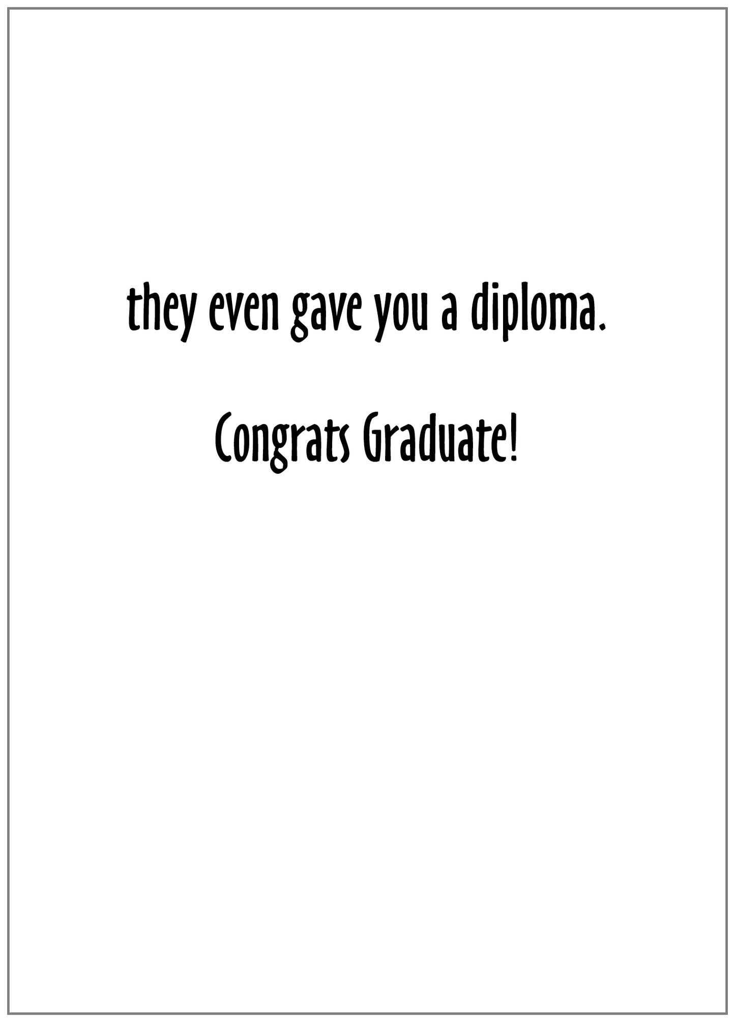 FRS4462 Graduation Card