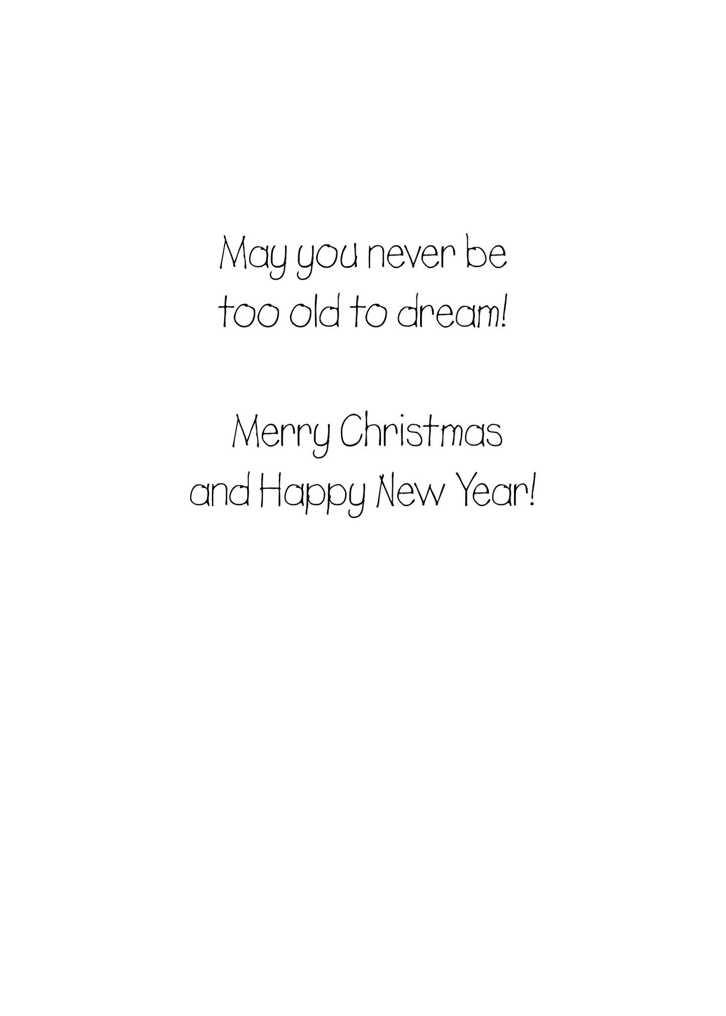 FRS 999 / 5317 Christmas Card