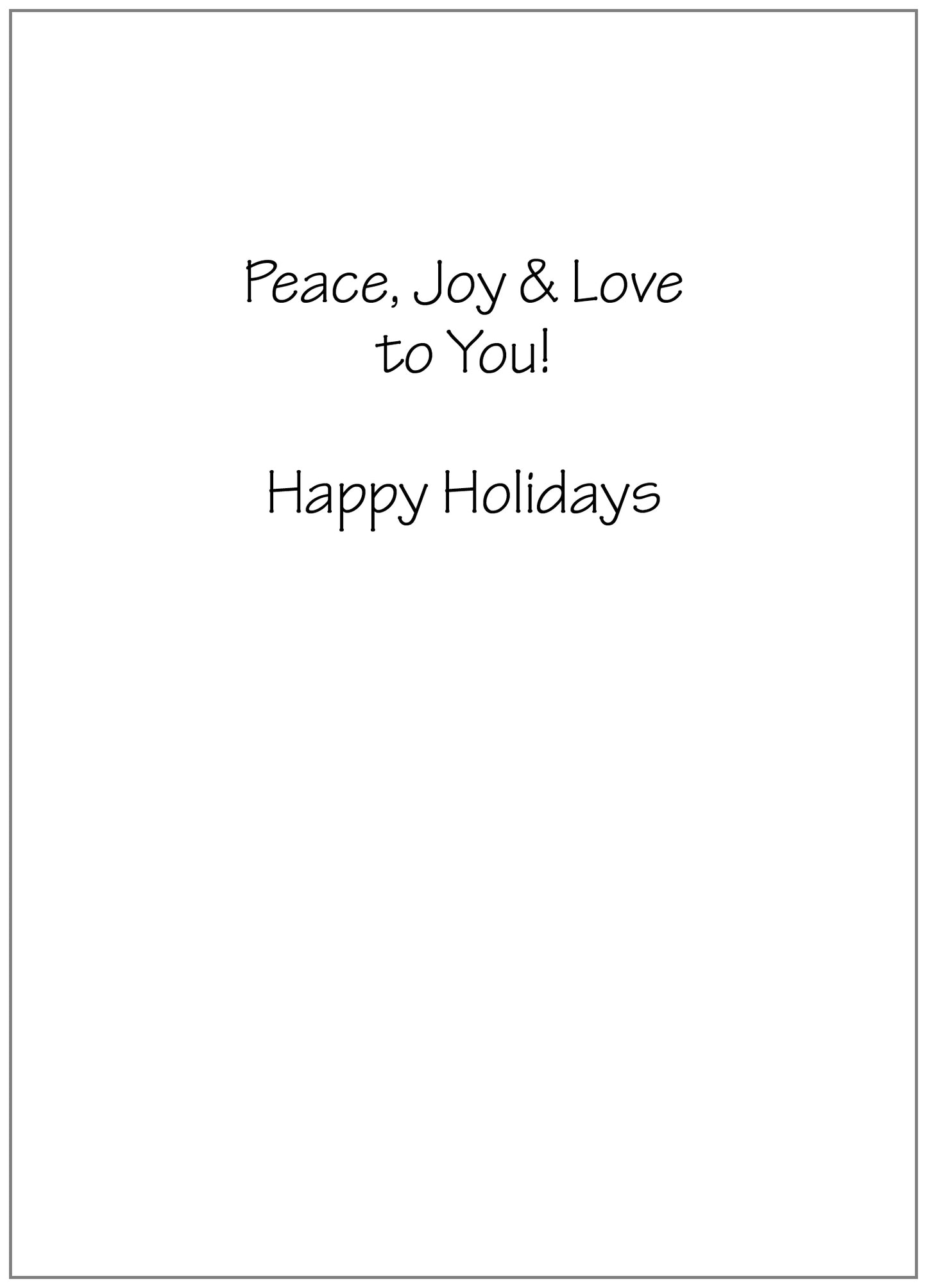 FRS5321 Christmas Card