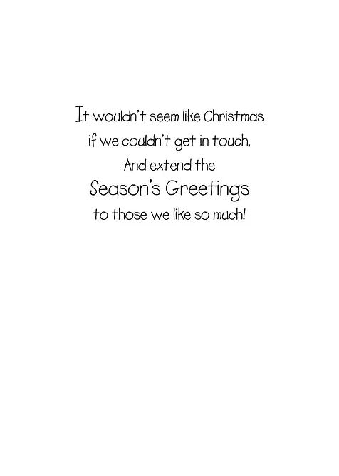 FRS 554 / 5732 Christmas Card