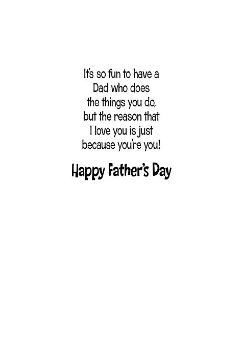 FRS6232 Father's Day Card