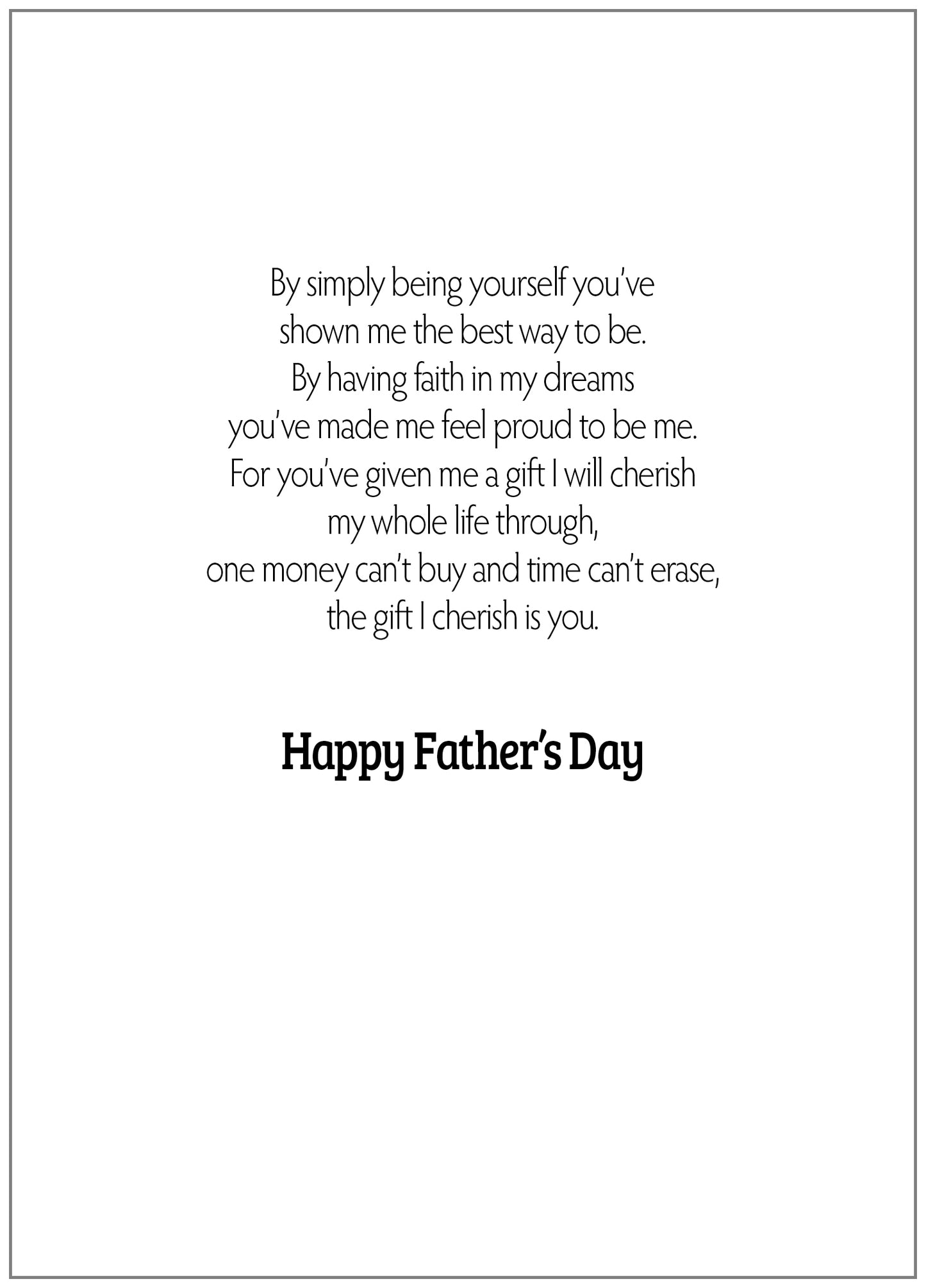 PFRS6233 Father's Day Card Premium