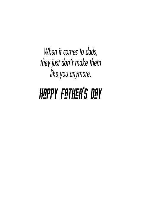 FRS6234 Father's Day Card