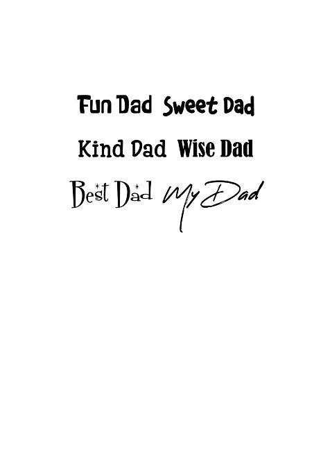 FRS6245 Father's Day Card