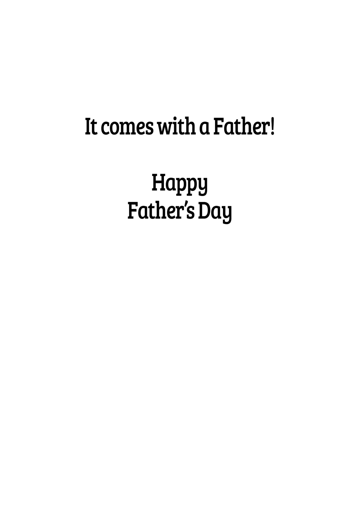 FRS6252 Father's Day Card