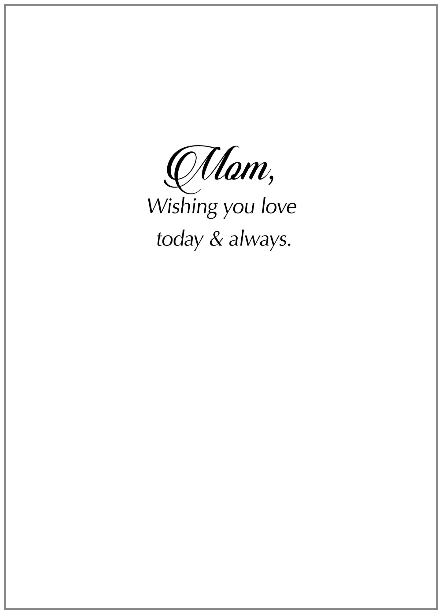 FRS6408 Mother's Day Card