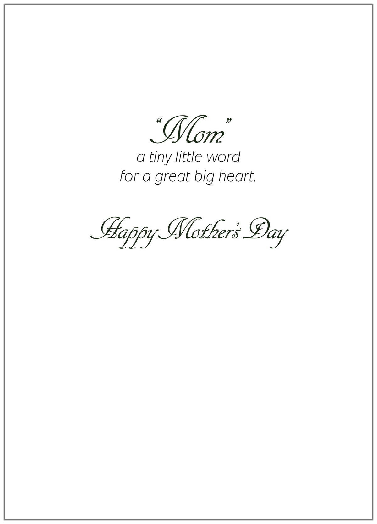 FRS6436 Mother's Day Card