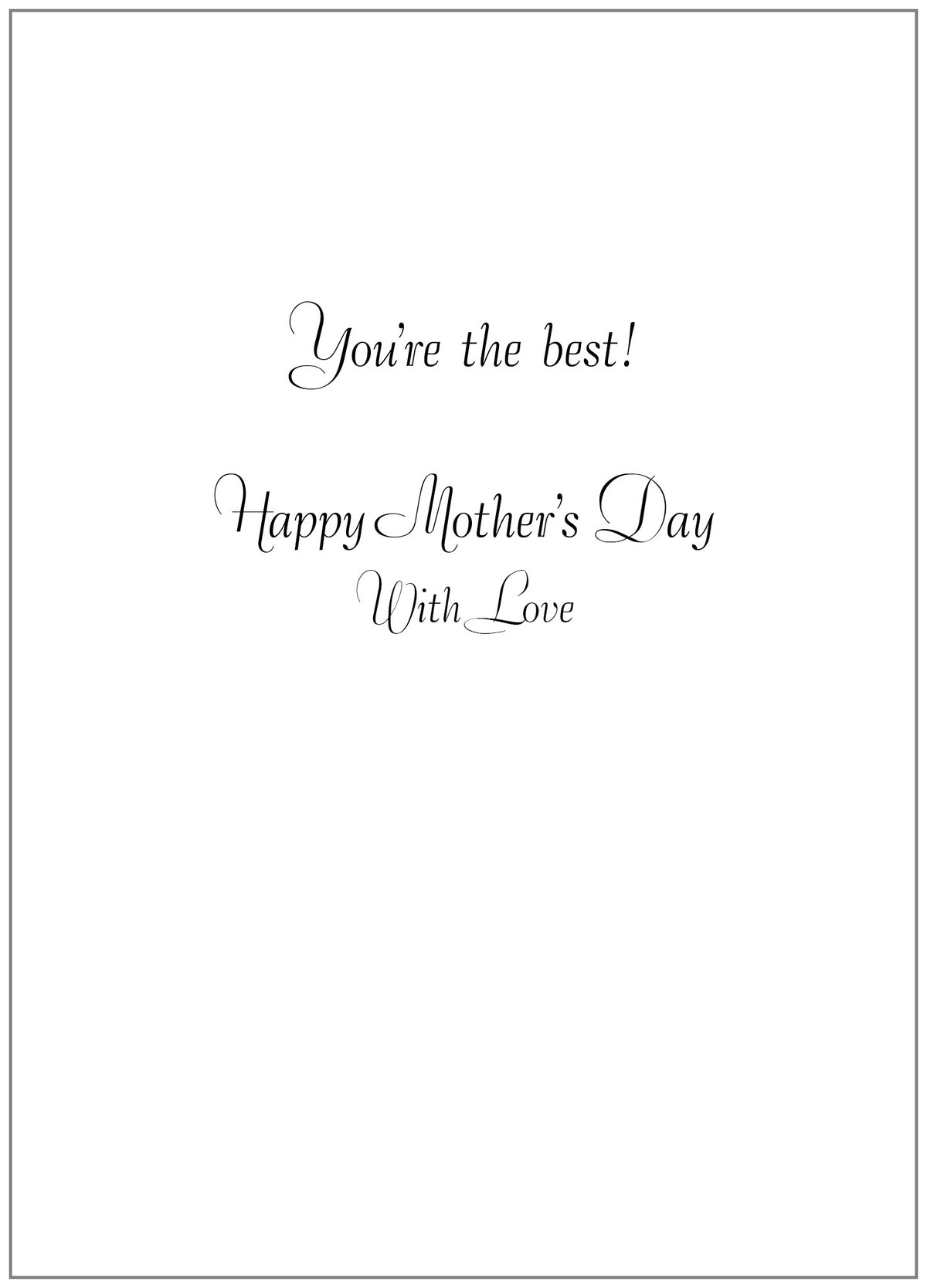 FRS6462 Mother's Day Card