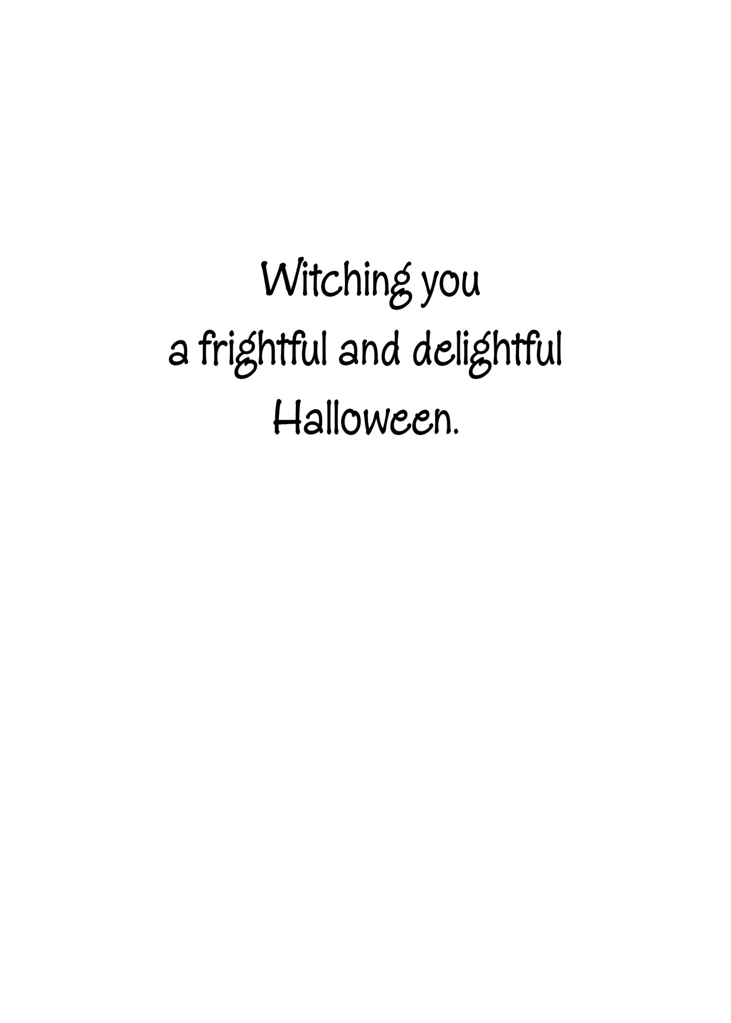 FRS 698 / 7782 Halloween Card