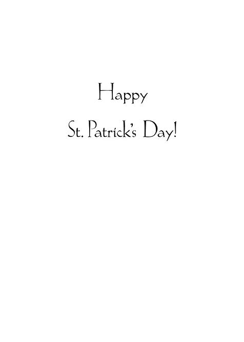 FRS7823 St. Patrick's Day Card