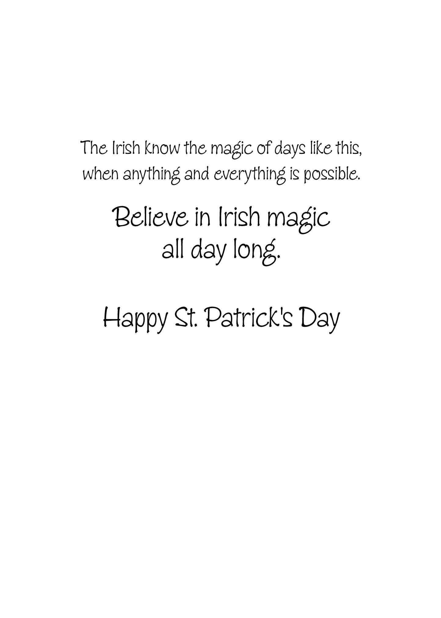 FRS7873 St. Patrick's Day Card