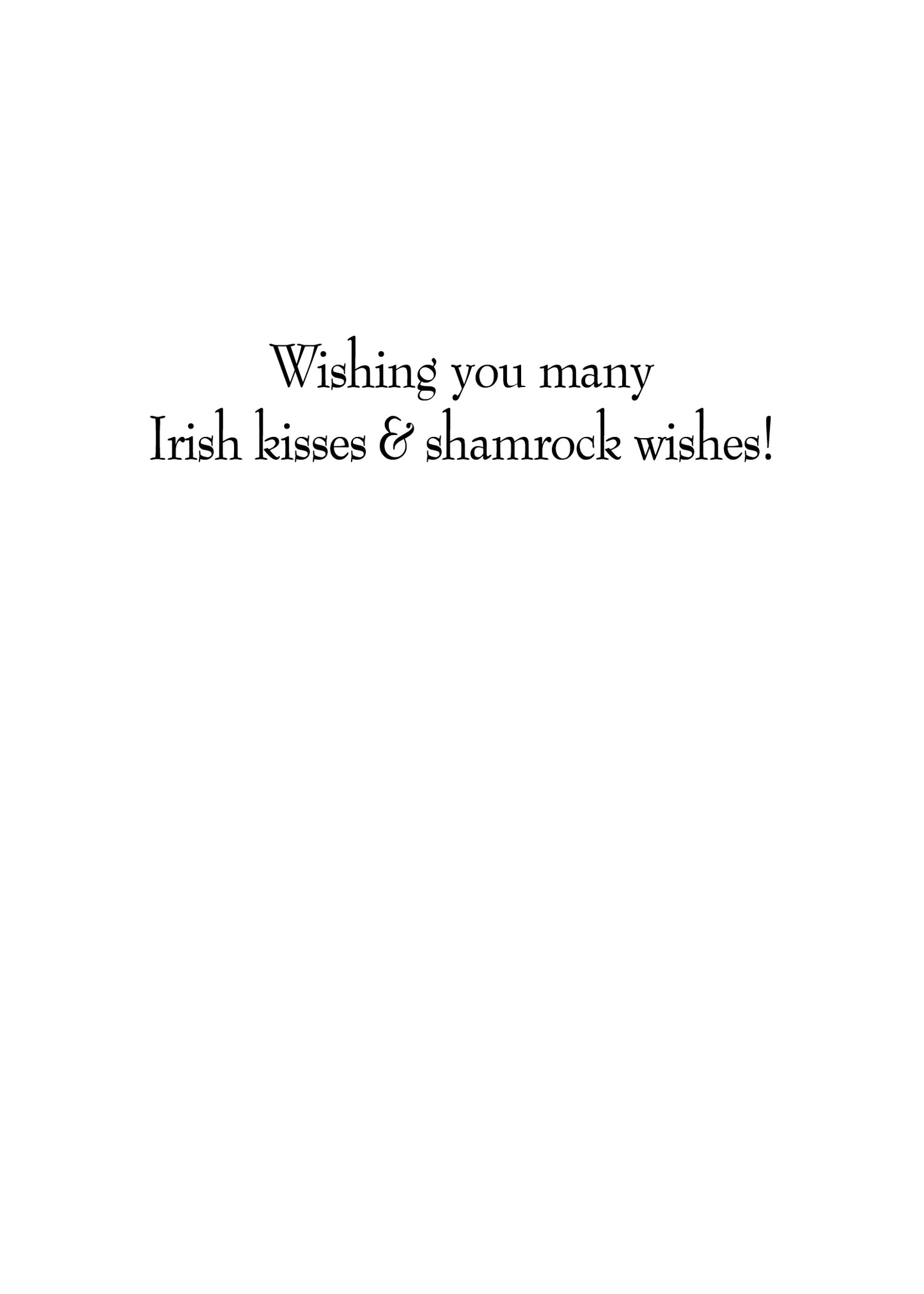FRS7883 St. Patrick's Day Card
