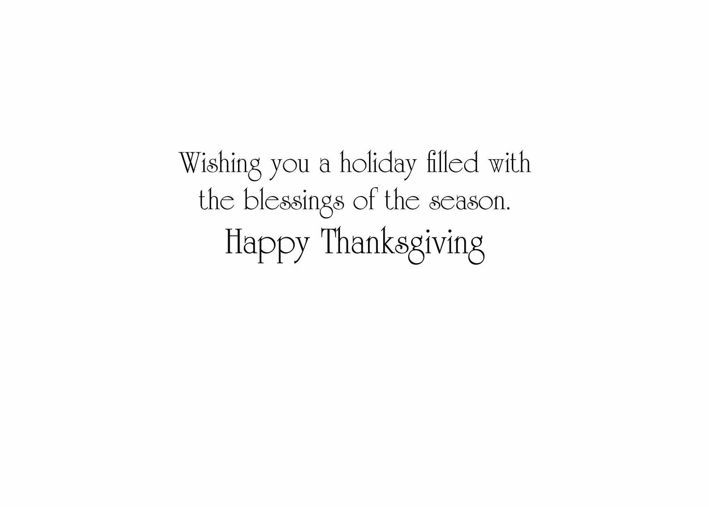 FRS596 Thanksgiving Card Boxed