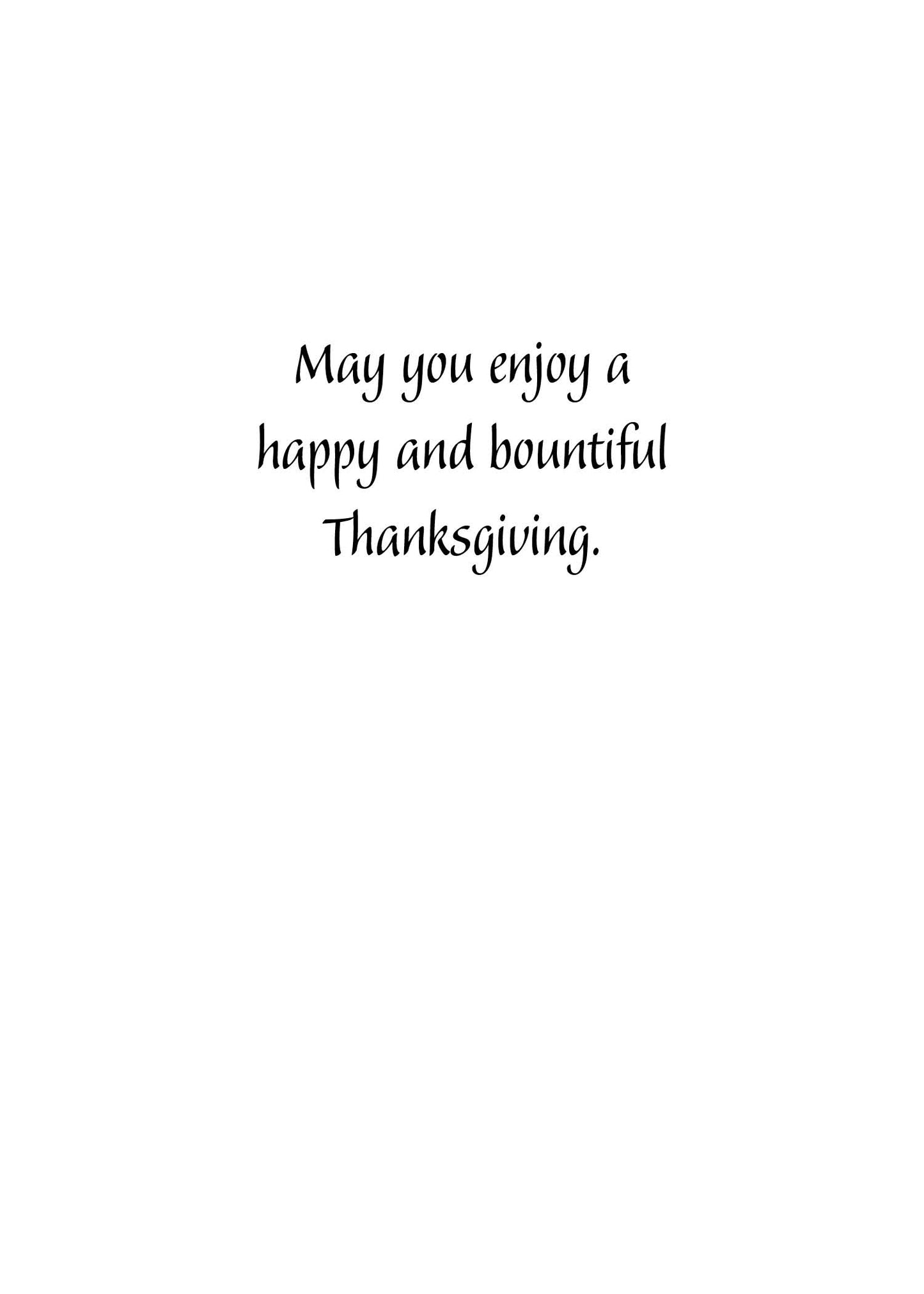 FRS7909 Thanksgiving Card